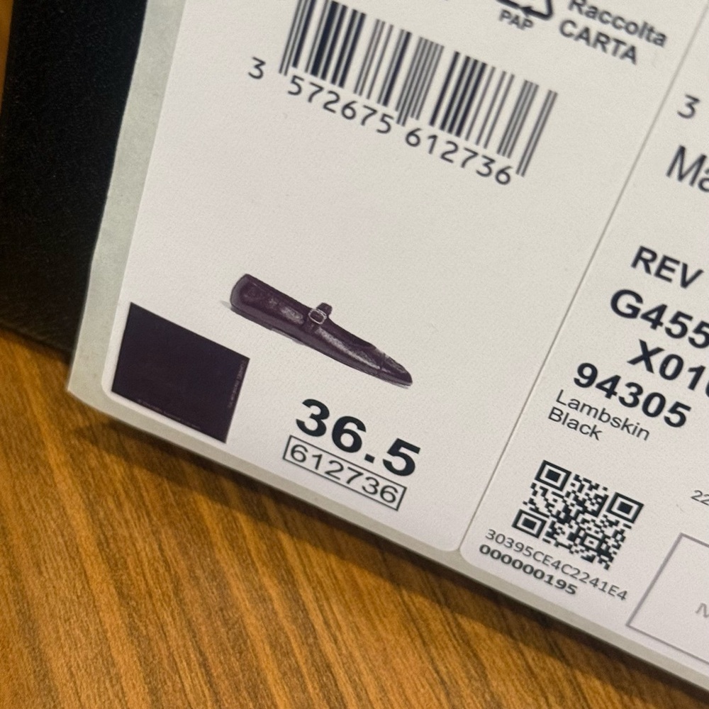 Brand new in box black Chanel Mary Jane’s size 36.5 - Picture 7 of 7